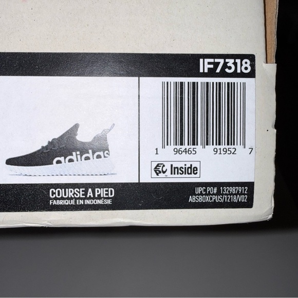 Adidas Black and White Athletic Shoes main image 6